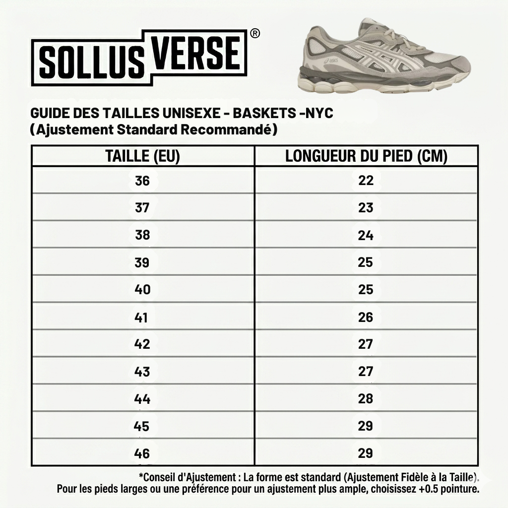 Baskets Unisexes NYC Crème Gris Huître