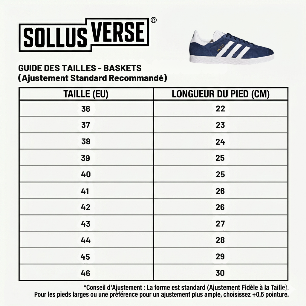 Basket Gazelle Collegiate Navy Unisexe