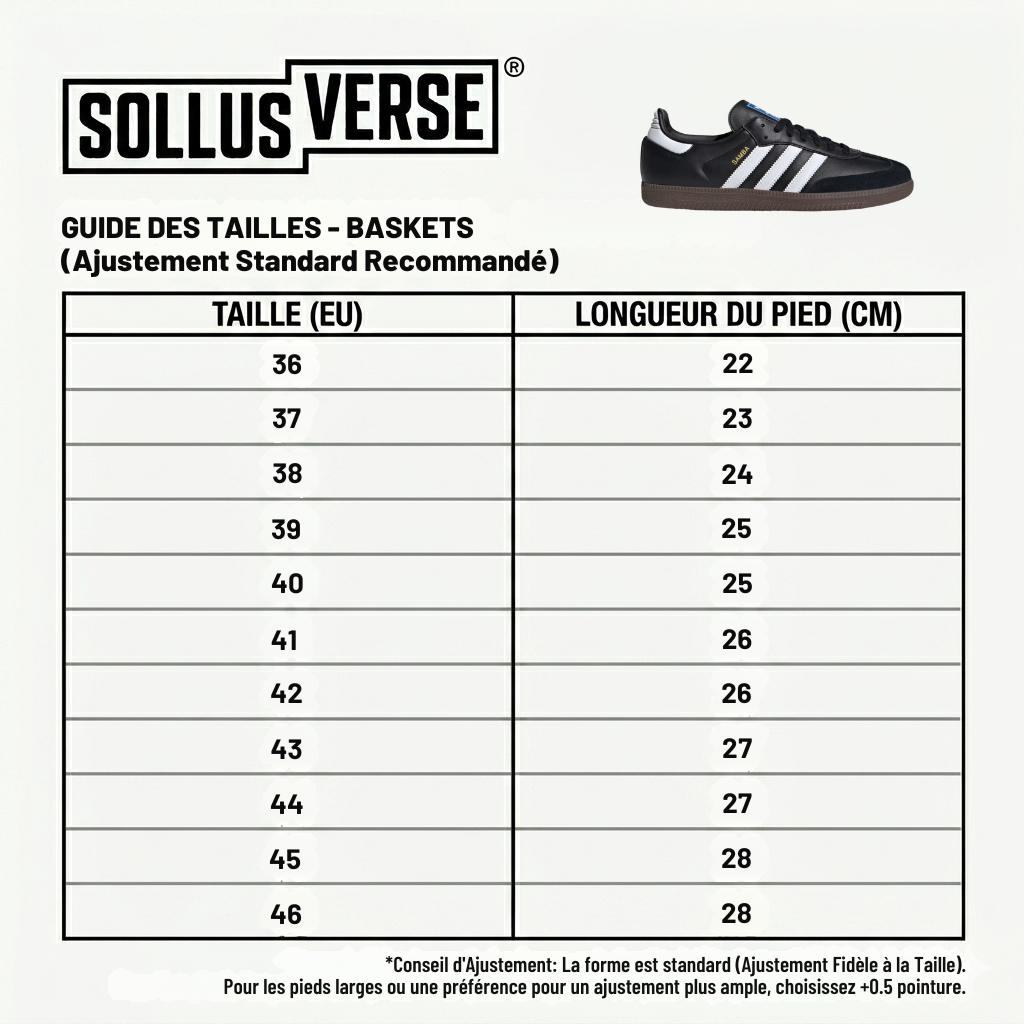 Basket Samba OG Core Black White Unisexe