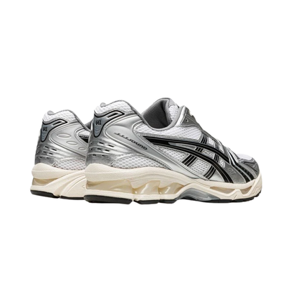 Baskets Unisexe Kayano 14 Argentées et Blanches