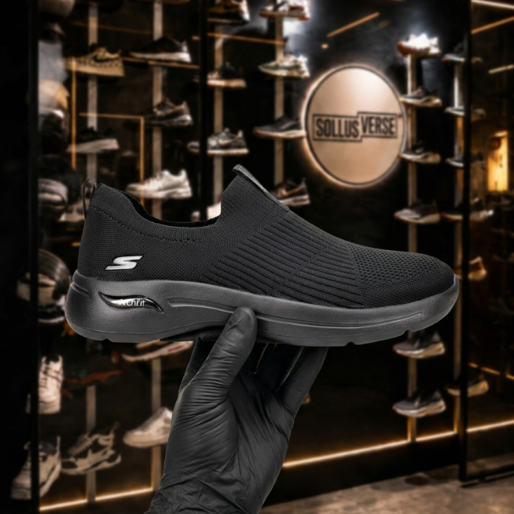 Baskets Slip-on pour Femme Triple Black