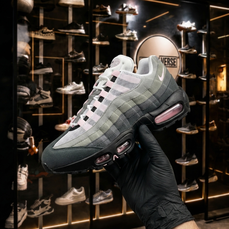 Baskets Air Max 95 pour Femme Gris Rose