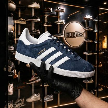 Basket Gazelle Collegiate Navy Unisexe