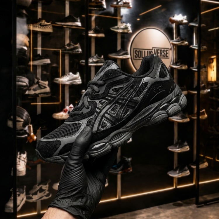 Baskets Unisexe NYC Noir et Gris Graphite