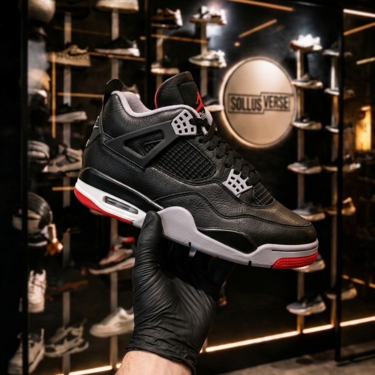Baskets Air 4 Retro Bred Reimagined pour hommes