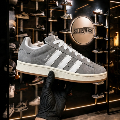 Basket Campus 00s Grey White Homme