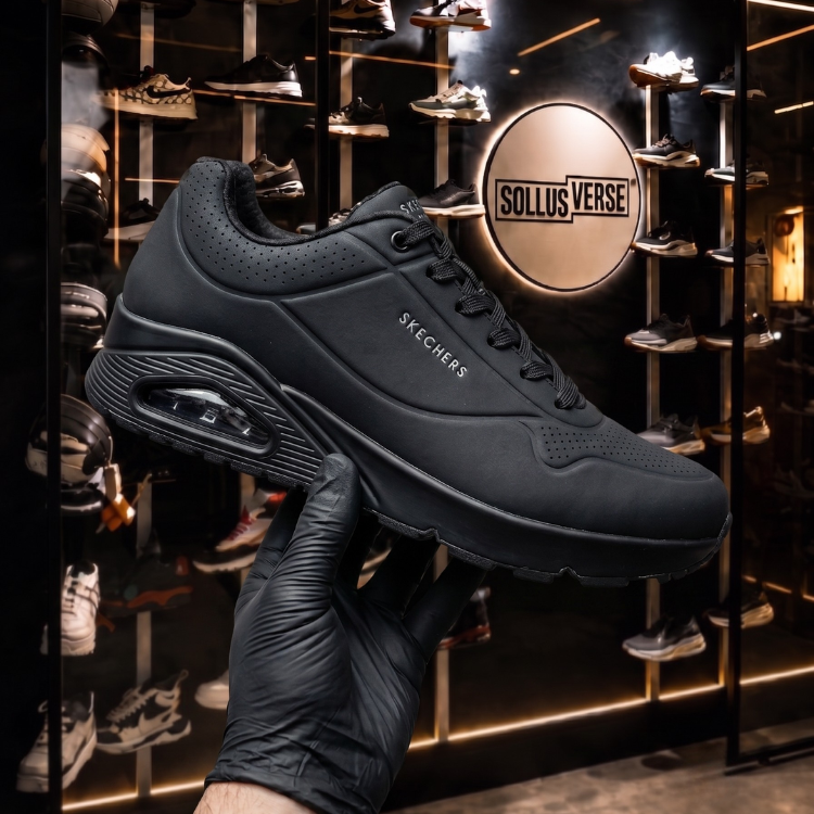 Baskets Uno - Stand on Air Black Femme