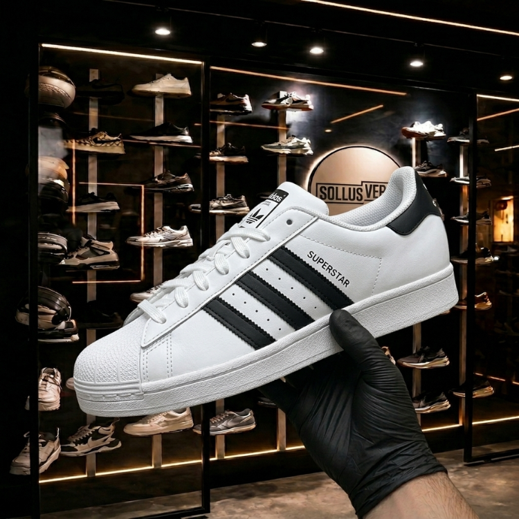 Basket Superstar Cloud White Black Unisexe