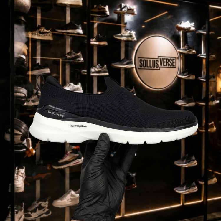 Chaussure Slip-On GO WALK 6 Black Homme