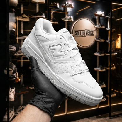 Basket 550 White Grey Unisexe