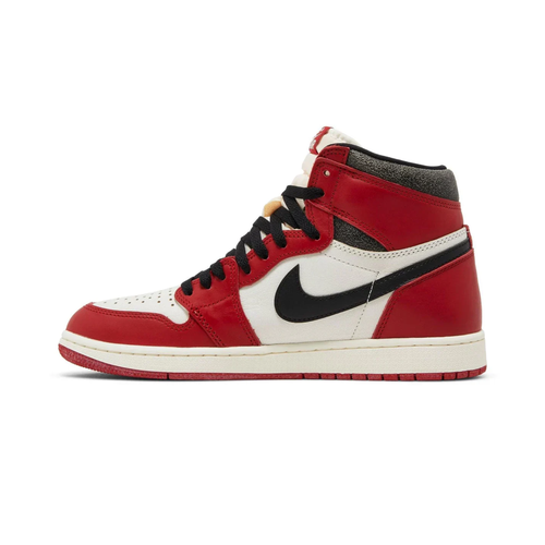Baskets Montantes Air 1 pour Homme Rouge et Blanc