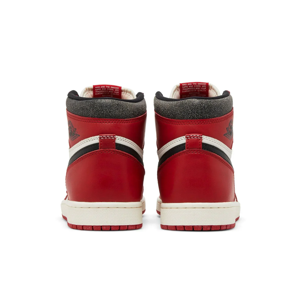 Baskets Montantes Air 1 pour Homme Rouge et Blanc