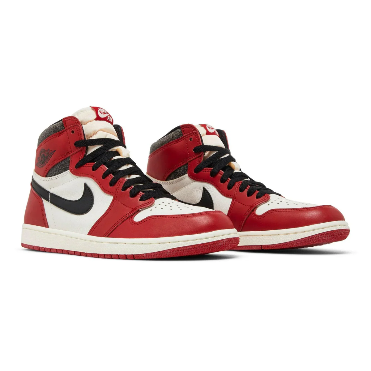 Baskets Montantes Air 1 pour Homme Rouge et Blanc