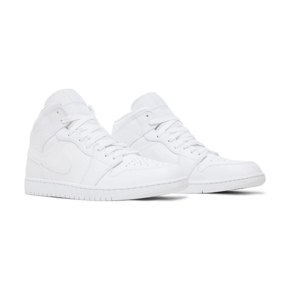 Baskets Air 1 Mid Triple White pour Homme