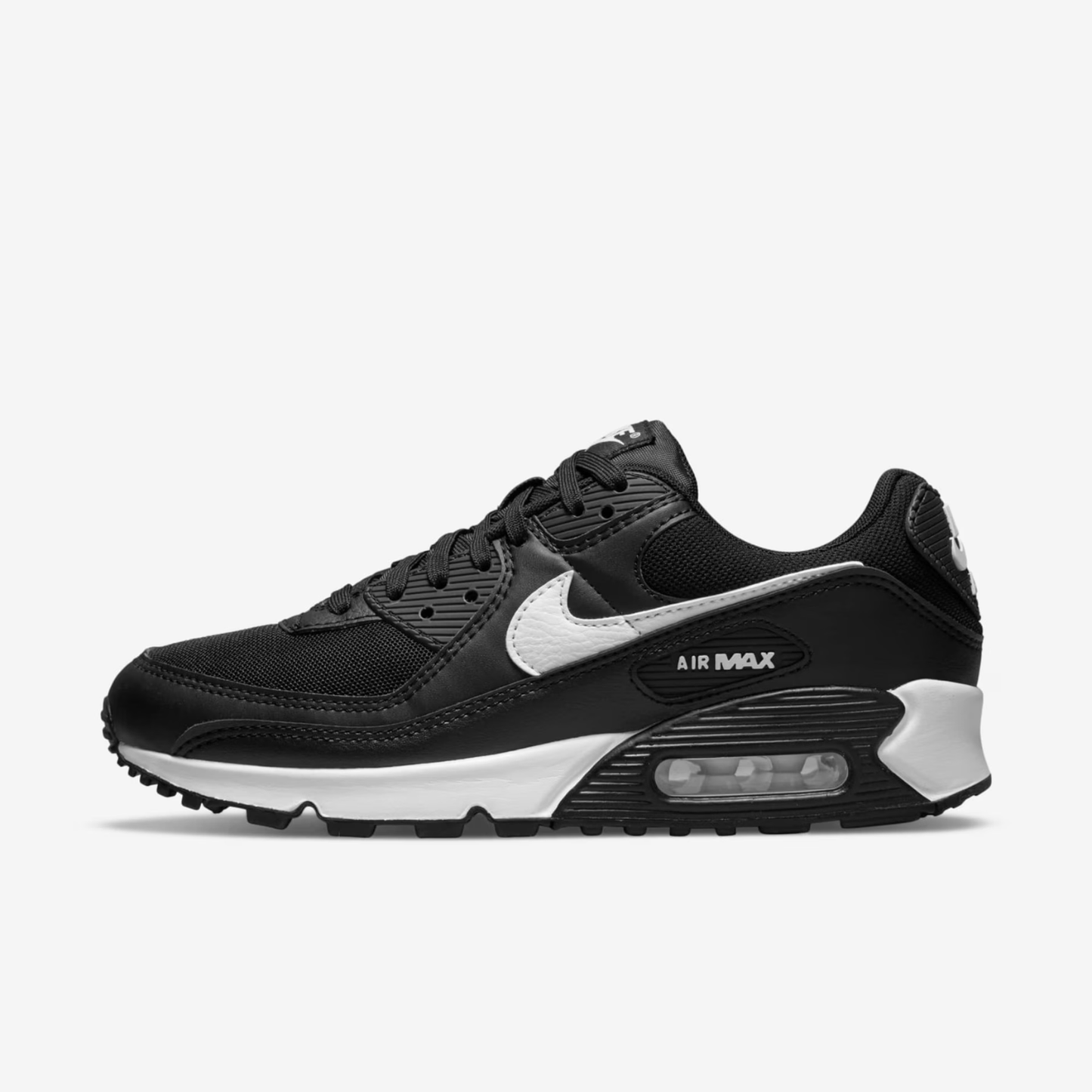 Baskets Air Max 90 noires et blanches pour femmes