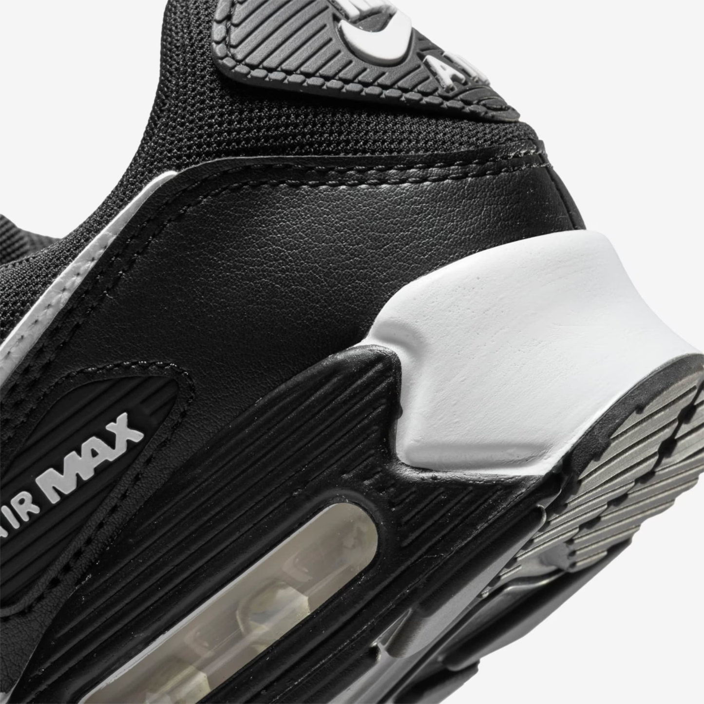 Baskets Air Max 90 noires et blanches pour femmes