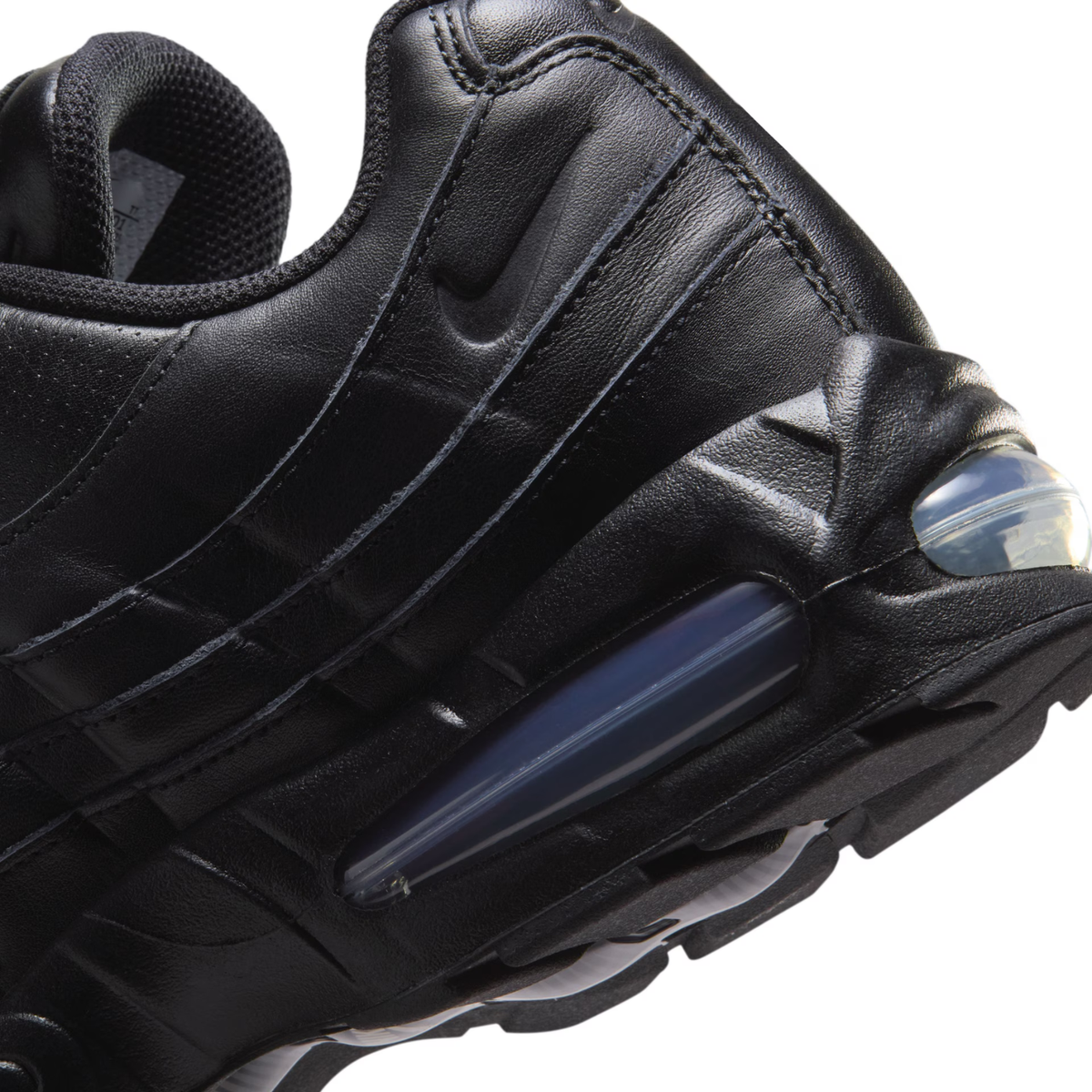 Baskets Air Max 95 Unisexes en Cuir Triple Noir