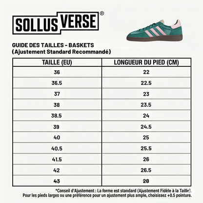 Basket Handball Spezial Clear Emerald Pink Femme