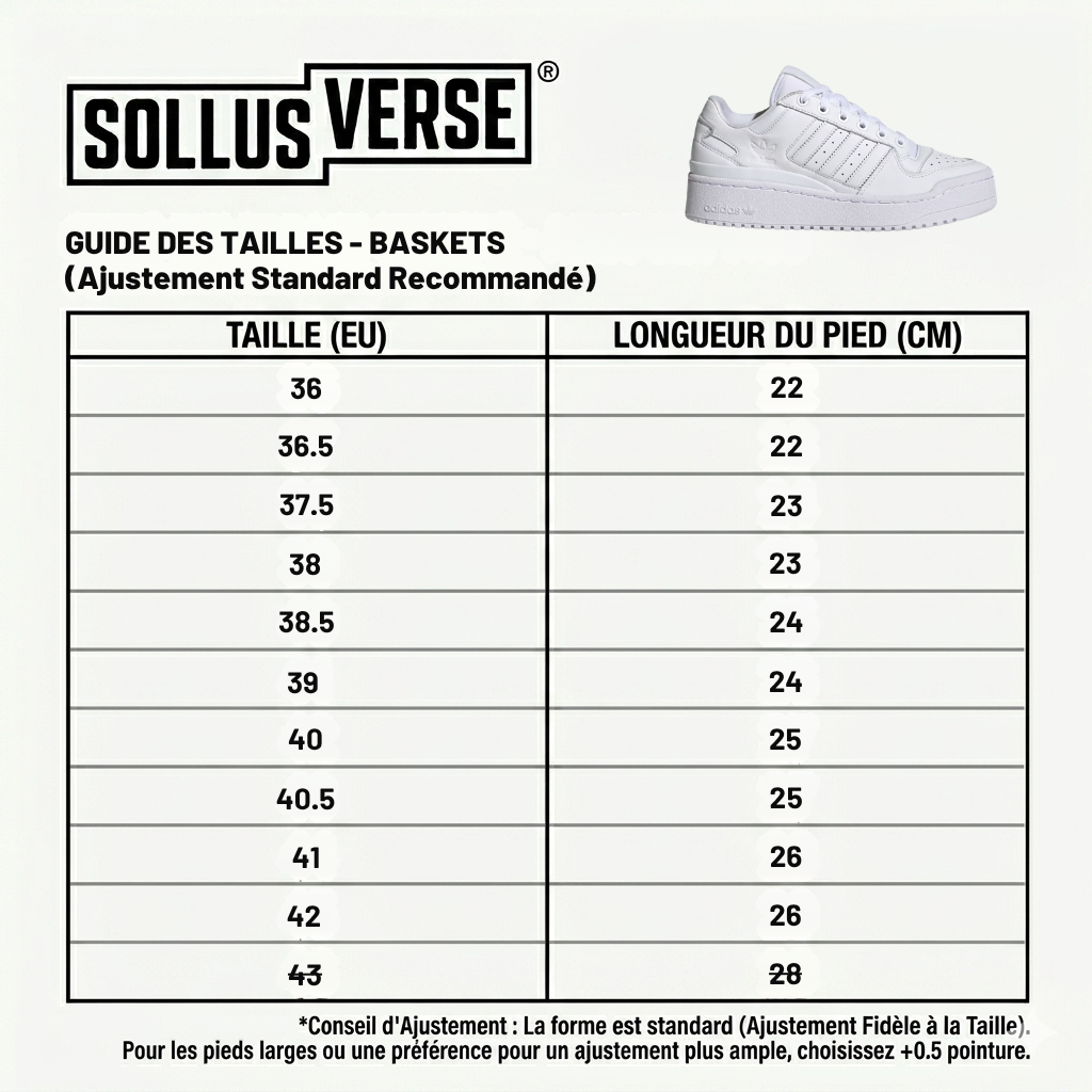 Basket Forum Bonega Low Triple White Femme