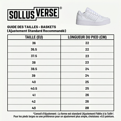Basket Forum Bonega Low Triple White Femme