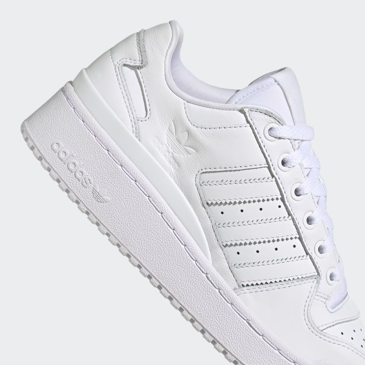 Basket Forum Bonega Low Triple White Femme
