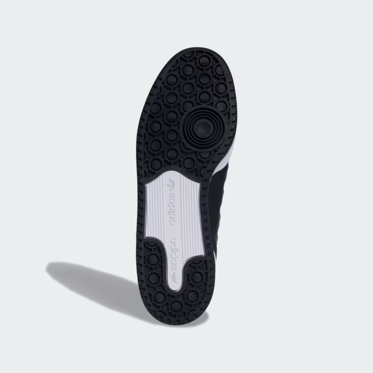 Basket Forum Low Black White Homme