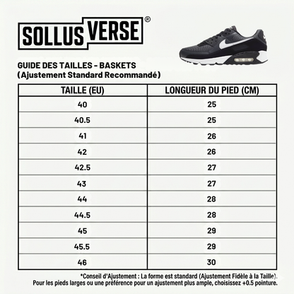Baskets Air Max 90 Noires et Blanches pour Hommes