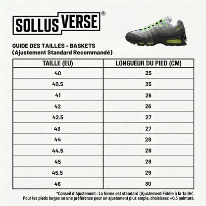 Baskets Air Max 95 Neon pour Homme Gris Volt
