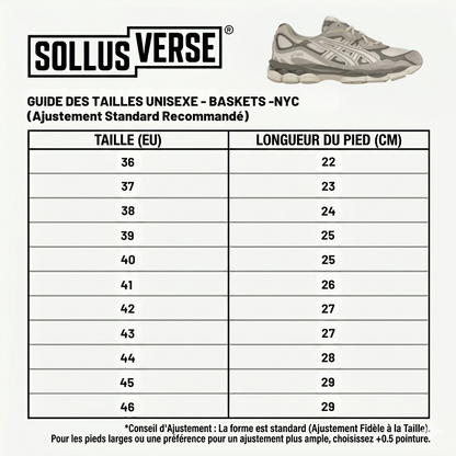 Baskets Unisexes NYC Crème Gris Huître