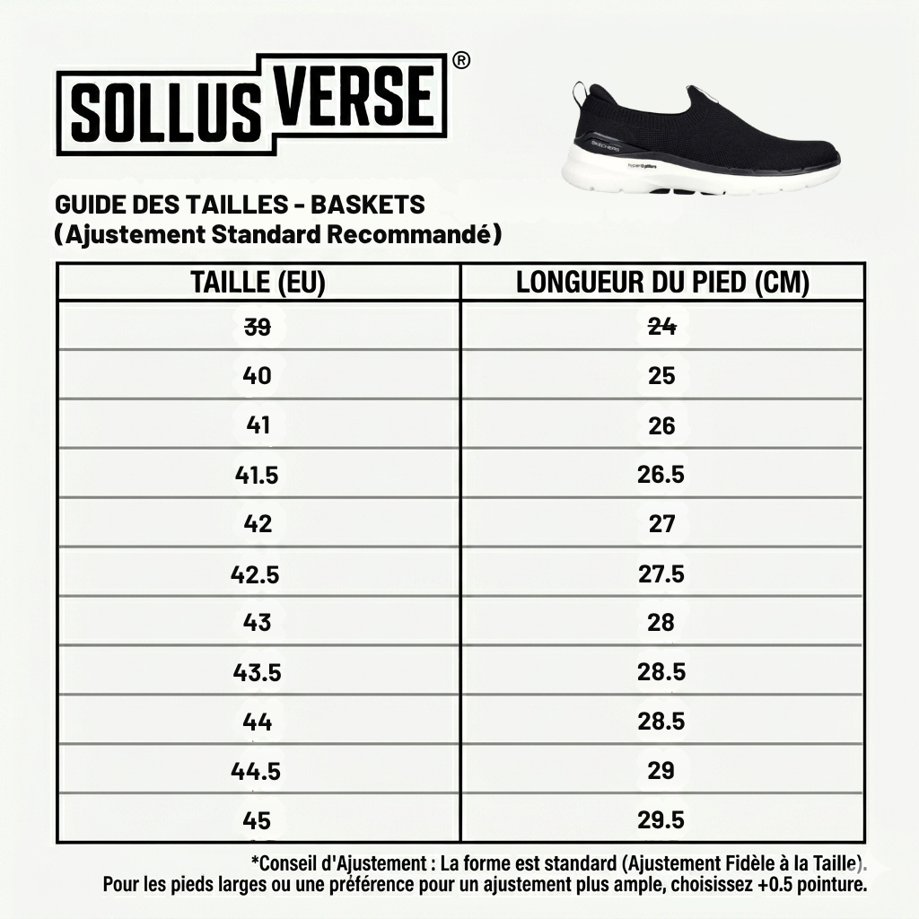 Chaussure Slip-On GO WALK 6 Black Homme