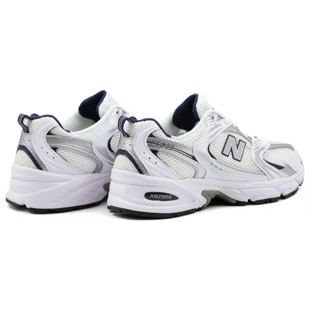 Basket 530 White Silver Navy Unisexe