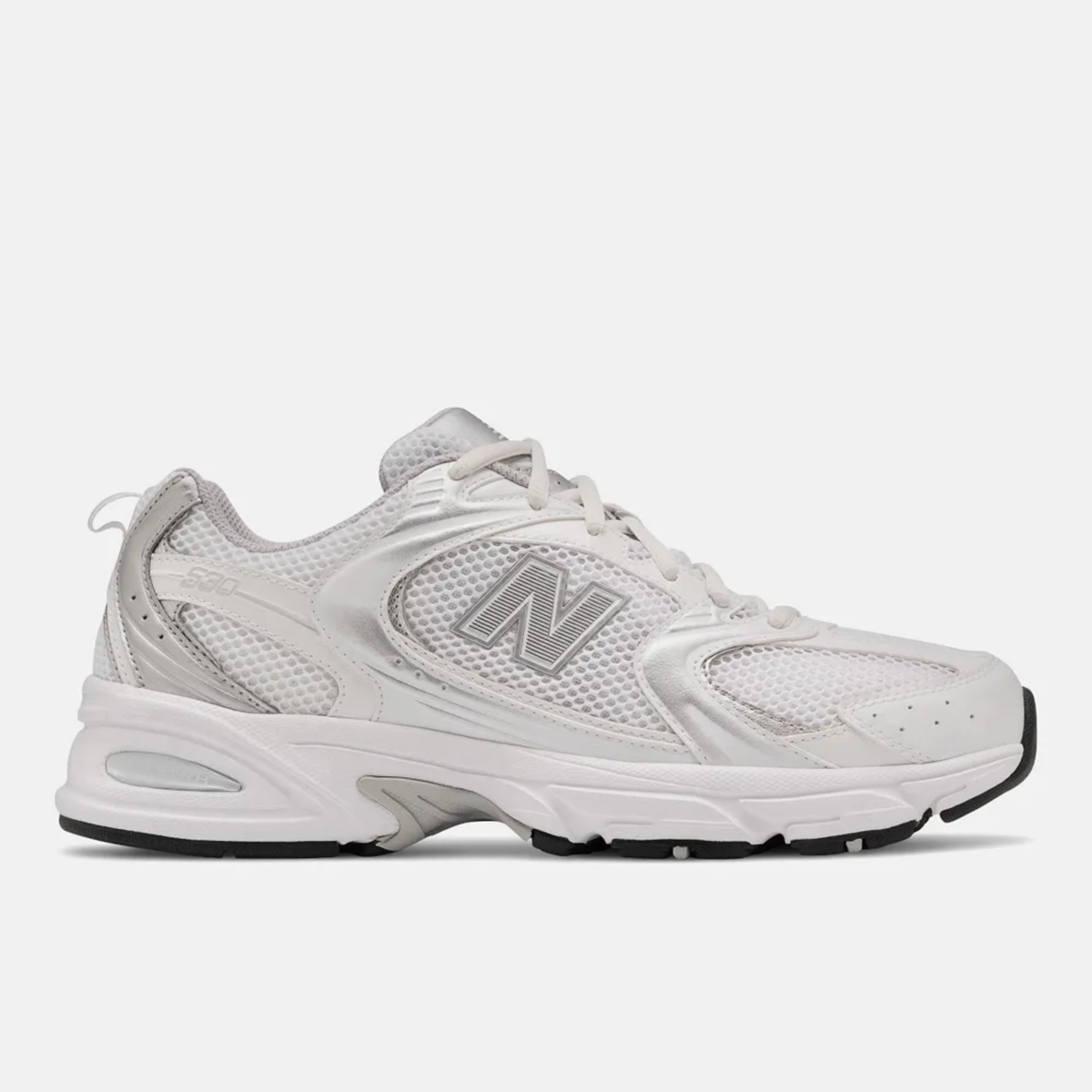 Basket 530 White Silver Metallic Unisexe