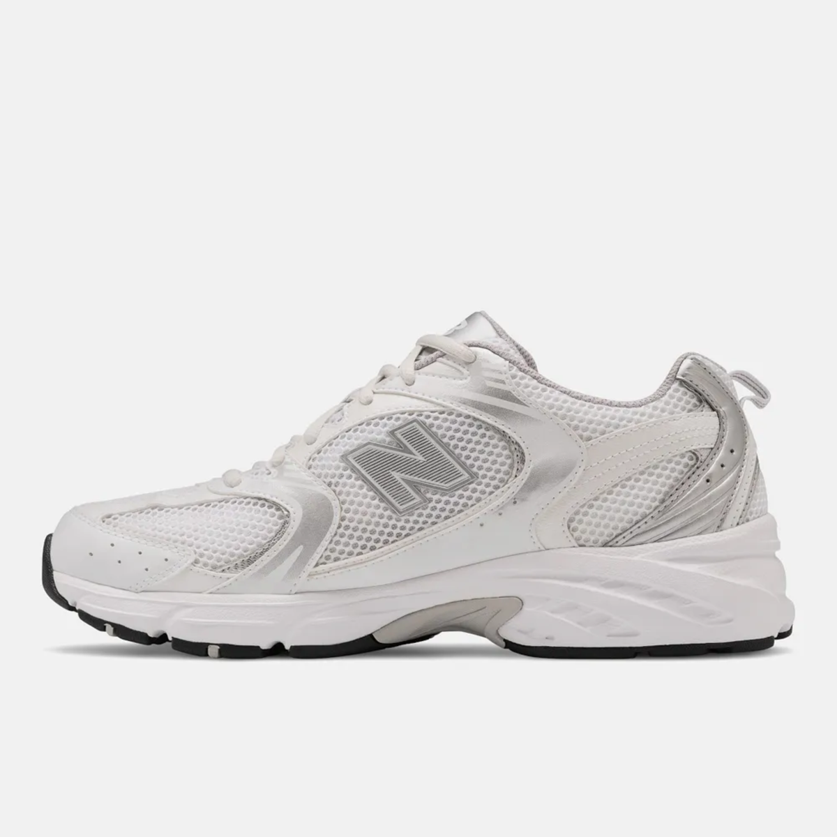 Basket 530 White Silver Metallic Unisexe