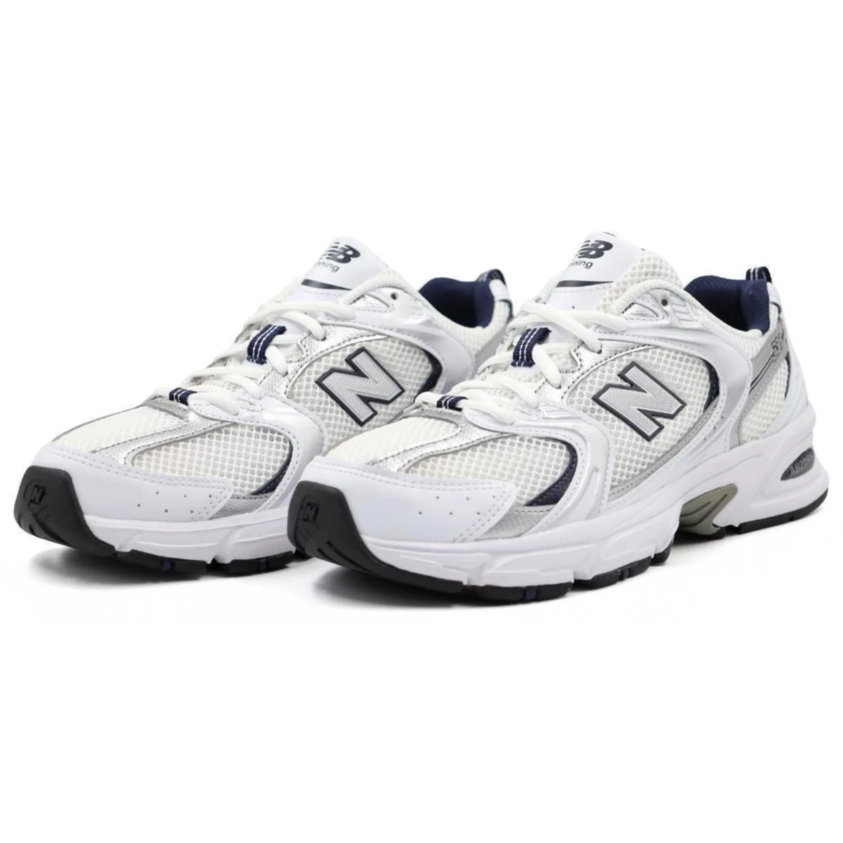 Basket 530 White Silver Navy Unisexe