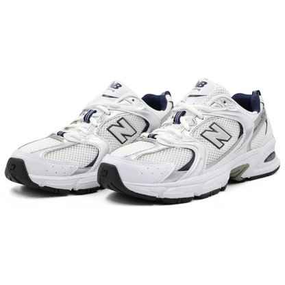 Basket 530 White Silver Navy Unisexe