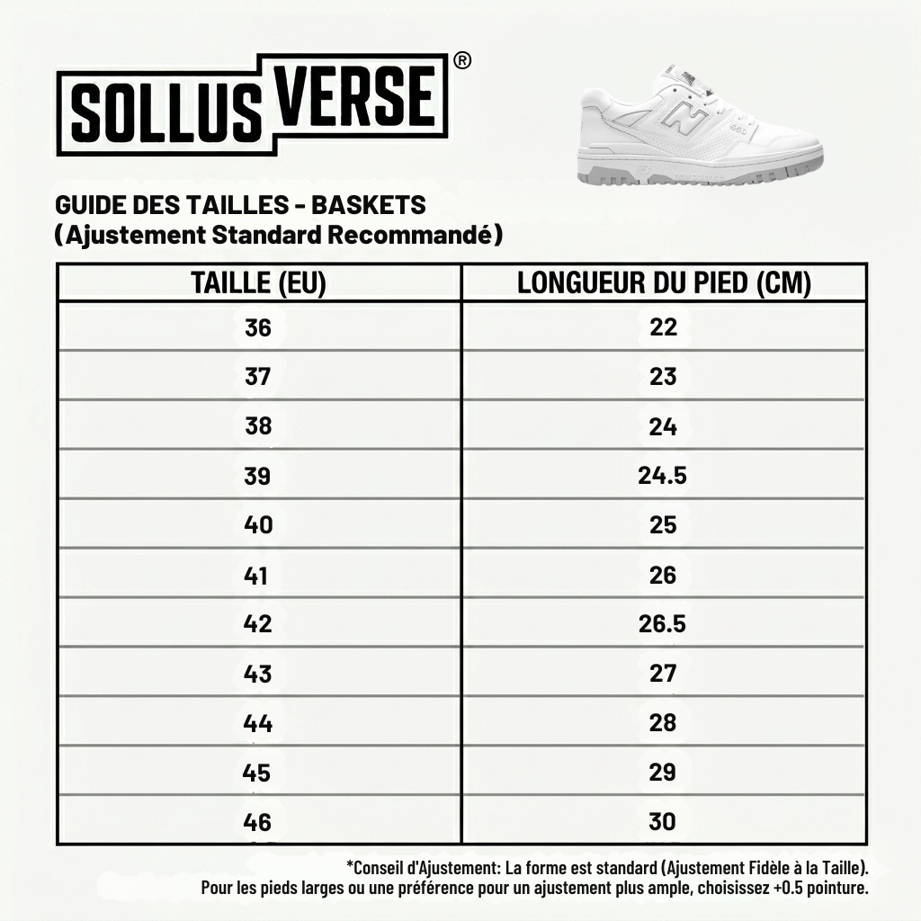 Basket 550 White Grey Unisexe